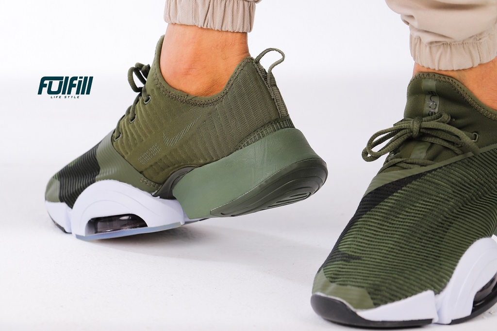 nike zoom army green